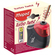 Точилка Maped "TURBO TWIST" 1 отв., электрическая, пластиковая с контейнером 026031