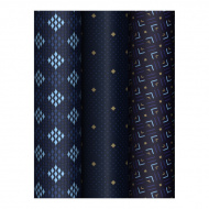 Бумага упаковочная "Strict pattern" глянц., 70*100см, рулон, ассорти MS_62825 MESHU