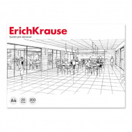 Альбом д/черчения А4, 20л, 200г/м2, склейка, б/рамки 60686 Erich Krause Альбом д/черчения А4, 20л, 200г/м2, склейка, б/рамки 60686 Erich Krause