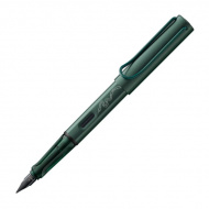 Ручка перьевая LAMY "Al-star" 0H3 FP синий патр., корпус из зеленого пластика, перо EF