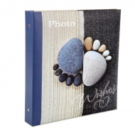 Фотоальбом на 400ф 10*15 Pioneer LM-4R400 RB "Stones" кольца 119297