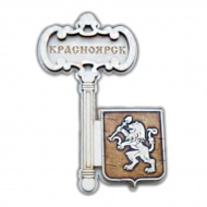 Магнит Красноярск БЕРЕСТА "Герб" ключ верт. 17714