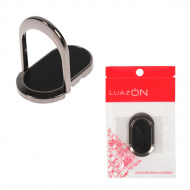 Держатель-подставка д/телефона Luazon "Овал" 4,6*2,7см, кольцо, металл, черный 3916226 Держатель-подставка д/телефона Luazon "Овал" 4,6*2,7см, кольцо, металл, черный 3916226
