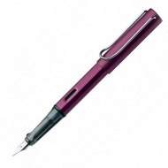 Ручка перьевая LAMY "Al-star" 029 синий патр., корпус из пурпурного пластика, перо F