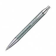 /Ручка шар PARKER "IM Premium Emerald" синяя, алюм. корп., хром. отд., 0,7мм 1906733