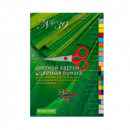 Набор д/дет.твор. А4 (цв.картон 10л, цв.бумага 20л) 11-430-71 HOBBY TIME