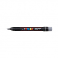 Маркер-кисть акриловый UNI Posca PCF-350 серебрянный 149688