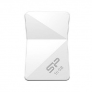/Память Flash Drive 16Gb USB 2.0 Silicon Power Touch T08 white SP016GBUF2T08V1W