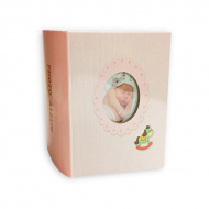 Фотоальбом на 300ф 10*15 Pioneer LM-4R300 Our baby 115392 розовый