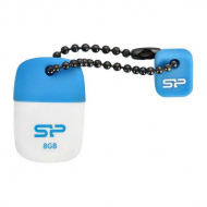 /Память Flash Drive 8GB USB 2.0 Silicon Power Touch T07 blue SP008GBUF2T07V1B