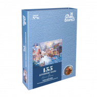 Пазлы деревянные в шкатулке 155 элем. "Старое доброе время" 270*215мм 7-06-18-155 DaVICI