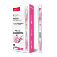 Текстовыделитель Hatber "Hi-Lens" двухсторонний 1 mm/5 mm розовый HL_060860