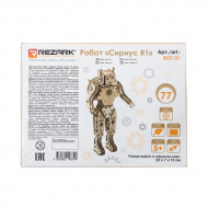Конструктор деревянный "Роботы. Сириус - R1" REZARK 77 дет. BOT-01