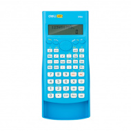 Калькулятор Deli E1710A/BLUE (бирюзовый) инженерный для ЕГЭ 10р+2р (240 функций) Калькулятор Deli E1710A/BLUE (бирюзовый) инженерный для ЕГЭ 10р+2р (240 функций)