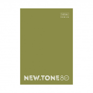 Тетрадь 80л А4 клетка "NEWtone PASTEL. Олива" картон, оливковый 80Т4лA1_05053 Hatber