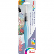 Кисть синтетика  Aquash Brush больш., с резервуаром в блист. XFRH/1-B Pentel