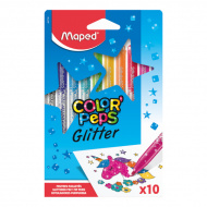 Фломастеры Maped "Glitter" 10цв, карт.уп. 847110
