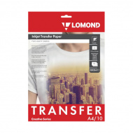 Бумага А4 Lomond д/стр.пр. для переноса изображения на белую ткань 0808411 (10л)