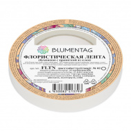 Лента флористическая 12мм*27,4м белый №02 FLTN Blumentag