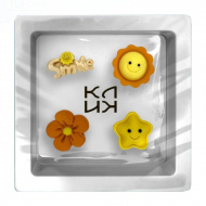 Клипсы для декора Джибитсы "Клик. Smile" уп*4шт КДДБК403 Listoff Клипсы для декора Джибитсы "Клик. Smile" уп*4шт КДДБК403 Listoff