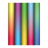 Бумага упаковочная "Bright gradient" 70*100см, рулон, ассорти MS_66825 MESHU
