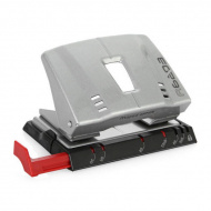 Дырокол 25л Maped Advanced metal с линейкой, серебристый 620310