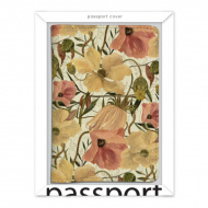 Обложка д/паспорта "Flora. Цветочная страсть" иск.кожа 3-620/05 Bruno Visconti