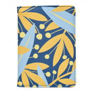 Обложка д/автодокументов "Jungle" синий, иск. кожа, 100*135мм IDL062/blue Infolio.