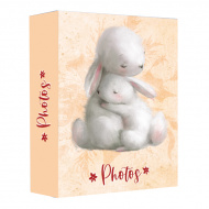 Фотоальбом на 100ф 10*15 "Bunny life. Заячья жизнь" кармашки FA 100.014 Полином