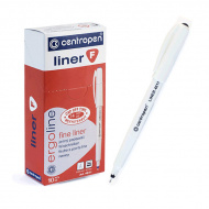 Линер Centropen 0,3мм черный 2611/4611