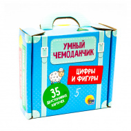 Умный чемоданчик. Обучающие карточки "Цифры и фигуры" 35 карт. 978-5-378-27398-0 ИД Проф-Пресс