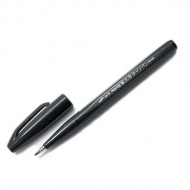 Фломастер-кисть Pentel "Brush Sign Pen" черн., средн.normal finе XSES15NFA