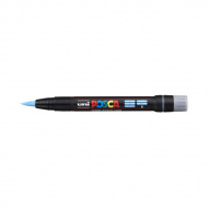 Маркер-кисть акриловый UNI Posca PCF-350 голубой 149682