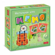 Игра настольная "МЕМО. В поход!" 36 карточек, карт. короб. 36ИнМ_30078 Hatber