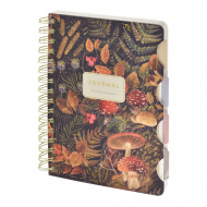Записная книга А5 120л "Forest Fairy Tale" клетка/линейка/точка, греб., тв. 3-737/07 BrunoVisconti