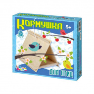 Набор д/творчества Доброе дело "Кормушка для птиц" конструктор из дерева 02951