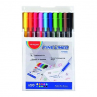 Набор линеров 10цв., 0,4мм "Fineliner" KR972463 Keyroad