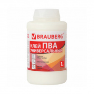 Клей ПВА 1000г б/аппликатора "Универсальный" 600983 Brauberg
