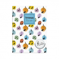 Тетрадь для нот вертик. 16л А4 "Яркие нотки" бумага 57277 Феникс+