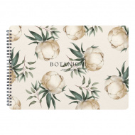 Альбом д/рис 40л А4 "Peony. Айвори" рисунуок 120г/м2, гребень N5485 Be Smart Альбом д/рис 40л А4 "Peony. Айвори" рисунуок 120г/м2, гребень N5485 Be Smart
