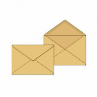 Конверт С4 229*324мм без окна, декстрин, крафт 80 г/м2 3010 Oberpost Packpost