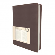 Ежедневник А5 н/дат Listoff "Maple. Grayish purple" тв. обл., иск.кожа, сшивка ЕКМ52613604