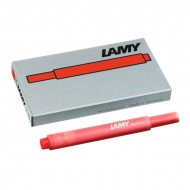 Чернильный патрон LAMY красный Т10 (5шт)