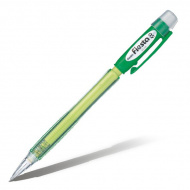 Карандаш механический 0,5мм HB, пластик. корп., зелен., ластик "Fiesta" AX105-D Pentel
