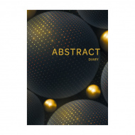Ежедневник А5 н/дат Listoff "Abstract ball" тв. обл., 7БЦ, глянц. ламин. ЕЖ23512812