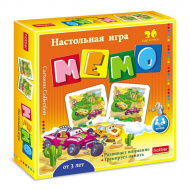 Настольная игра МЕМО 36 карточек-Авторалли  36ИнМ_11093 Хатбер