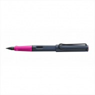 Ручка перьевая LAMY "Pink cliff", 0D7, safari, синий патр., корпус из розового пластика, перо F