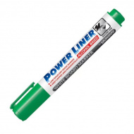 Маркер для доски 3мм, пулевид., зеленый, пластик. корп. "Power Liner" MGMA12GR MUNGYO