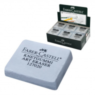 Ластик-клячка Faber-Castell прямоуг. 40*35*10мм, каучук, серый 127220 Ластик-клячка Faber-Castell прямоуг. 40*35*10мм, каучук, серый 127220