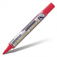 Маркер перм 4,5мм, спирт. осн., пулевид., красный, пластик. корп. "Maxiflo" NLF50-B Pentel
